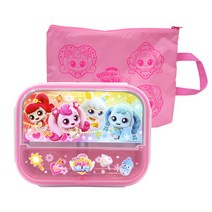 르번 알쏭달쏭 캐치티니핑 케이스식판가방도시락세트, 혼합색상, 스텐식판 + 식판파우치