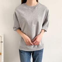 헤이진 삼각 반팔 맨투맨 티셔츠