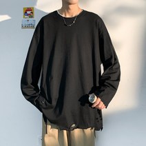 남성용 알럽홈 심플 빈티지 티셔츠