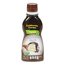 캘리포니아팜스 유기농 초콜릿 소스, 450g, 1개