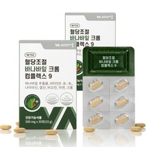 비타민마을 혈당조절 바나바잎 크롬 컴플렉스9 15g, 30정, 2개