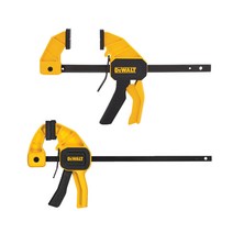 디월트 목공용 클램프 중형 150mm DWHT83139 + 소형 114mm DWHT83191 세트, 1세트