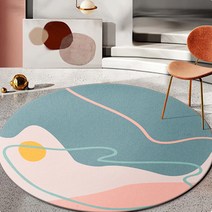 제이씨피 모던원형 발매트, 추상