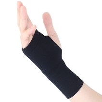 EG 올데이 장갑형 손목보호대 블랙 2p, 2개