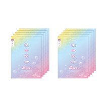 아이비스 여아용 초등3~6 좁은칸 알림장 11598, 조개, 10개