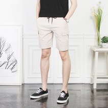 더마인드 남성용 스판 주머니 카고 반바지