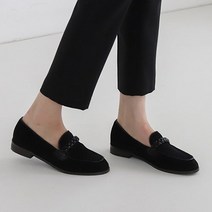 코나블루 여성용 꼬임장식 스웨이드 로퍼 2cm DT3144