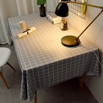 마켓A 모던 체크 패브릭 테이블매트, TYPE9, 90 x 150 cm