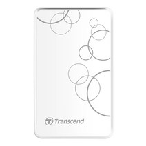 트랜센드 StoreJet 외장하드 USB 3.1 25A3, 2048GB, 화이트