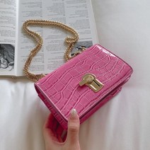 헤스티아 자물쇠 버클 디테일백