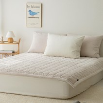 지베딩 마시멜로우 극세사 고무밴딩 침대패드 겸 카페트, 더스티베이지