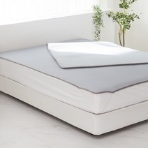 라뽐므 쏘쿨 3D 에어매쉬 여름 쿨매트 2p, 아이스그레이