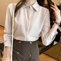 포플러앤씨 여성용 베니 심플 블라우스