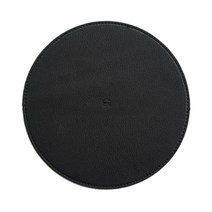 앤티스 모란디 PU 원형 미니 테이블 매트, 블랙, 20cm