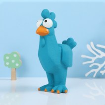 파스텔펫 반려동물 꼬꼬 라텍스 장난감, 블루, 1개