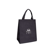 마켓에이 방수 대용량 엔조이 도시락가방 블랙, 1개