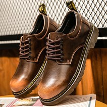 ART com 수제 가죽 캐쥬얼 마틴 부츠 FA0122