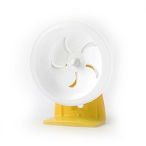 카르노코리아 파스텔 사일런트 햄스터 휠 쳇바퀴 세트 17.5CM, 화이트, 1개