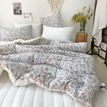 누블 가인 마이크로 차렵이불 라이트그레이 퀸