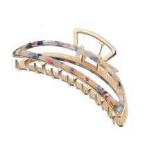 수스다 바나나 메탈 셀룰로오스 빅사이즈 올림머리 헤어집게핀