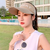 에이원 레터링 골프 니트 선바이저 모자