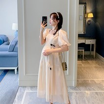 민성컴퍼니 보우 드레스 임산부 만삭촬영 원피스