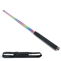 잇곰 차량 호신용 다이아 삼단봉 방망이 레인보우, 1개