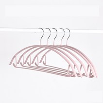 메종디망쉬 다용도 논슬립 파스텔 옷걸이, 라이트 핑크, 10개입