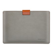 비파인 삼성 펜수납 핸드메이드 가죽 슬리브 에디션 파우치 320 x 205 mm, 그레이