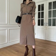 시크폭스 카이느 벨트셔츠원피스