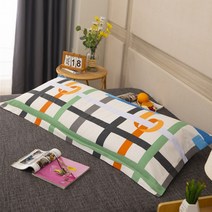 소니오 싱글 패턴 프린트 롱 베개커버