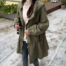 시크폭스 여성용 탐스 후드야상점퍼