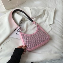 찡 스터드 바게트 미니백