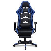 체어포커스 RACING 게이밍체어 침대형 인피니티 INP005, 블루