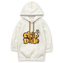 리틀래빗 아동용 당당칩 롱 후드티