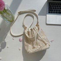 에스제니 레이스 버킷 숄더백 GH10_RD_144