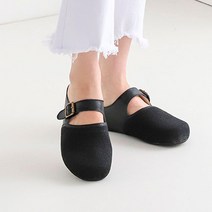 릴렉티브 여성용 버클 배색포인트 슬리퍼
