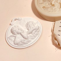 앵글띵 두 아이천사 타블렛 실리콘 몰드