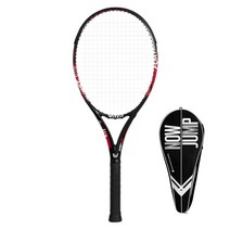 VWY 비비드컬러 탄소 초경량 테니스 라켓 + 전용백 세트 W-523DR, 다크레드