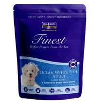 피쉬포독스 반려견 어덜트 화이트피쉬 라지 키블 건식사료, 생선, 3kg, 1개