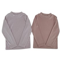 UR:BASIC 아동용 소프트 반폴라 티셔츠 2종 세트