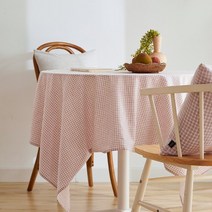 아르페지오베이직 런던체크 멜란선염 테이블커버, 캠핑용(90 x 140 cm), 퍼플