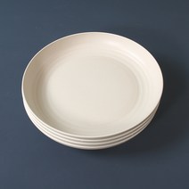 메리테이블 밀짚접시 4p, 02 베이지