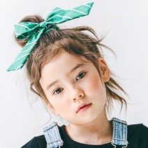 채니봉봉 봄봄 스트라이프 스크런치 헤어끈