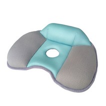 라이프랩 바른자세 유도 도넛방석, 블루그레이