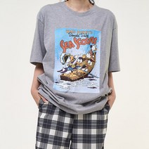 1마일 여성용 디즈니 크루 넥 반팔 티셔츠 MSS-21-013