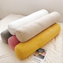 올리버하우스 올리비아 순면 피그먼트 원통 쿠션커버