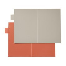 리본제이 무디타 접이식 도마 2종 세트, 오렌지, 그레이