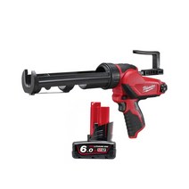 밀워키 12V 충전 실리콘건 베어툴 M12 PCG-0 + 컨버젼 키트 48-08-0900 + 12V 6.0Ah 리튬이온 배터리 M12 B6, 1세트