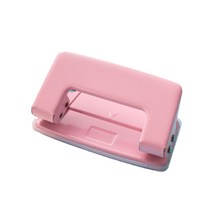 [현대오피스인증천공기] 므라반 집게형 펀치 핑크 6mm, 1공, 1개